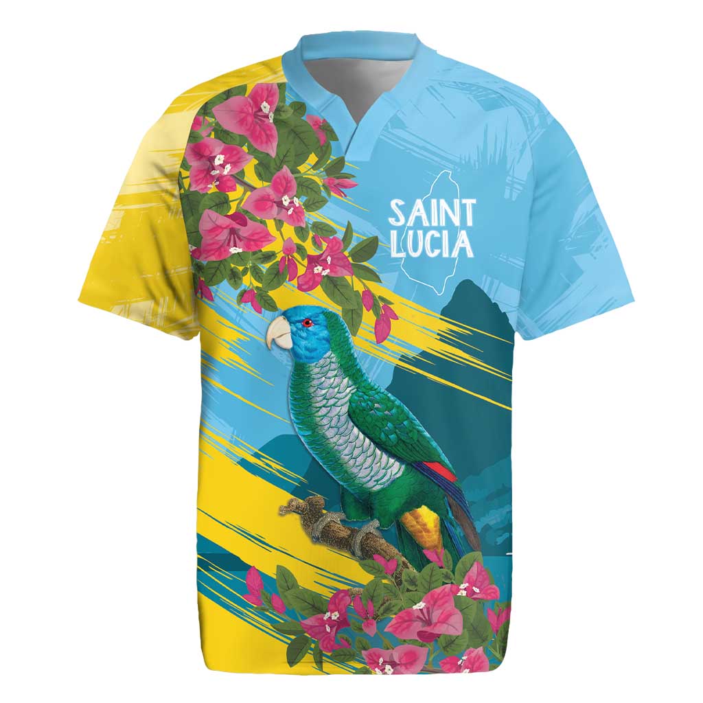 Saint Lucia Rugby Jersey Tropical Vibes