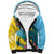 Saint Lucia Sherpa Hoodie Tropical Vibes