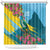 Saint Lucia Shower Curtain Tropical Vibes