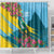 Saint Lucia Shower Curtain Tropical Vibes