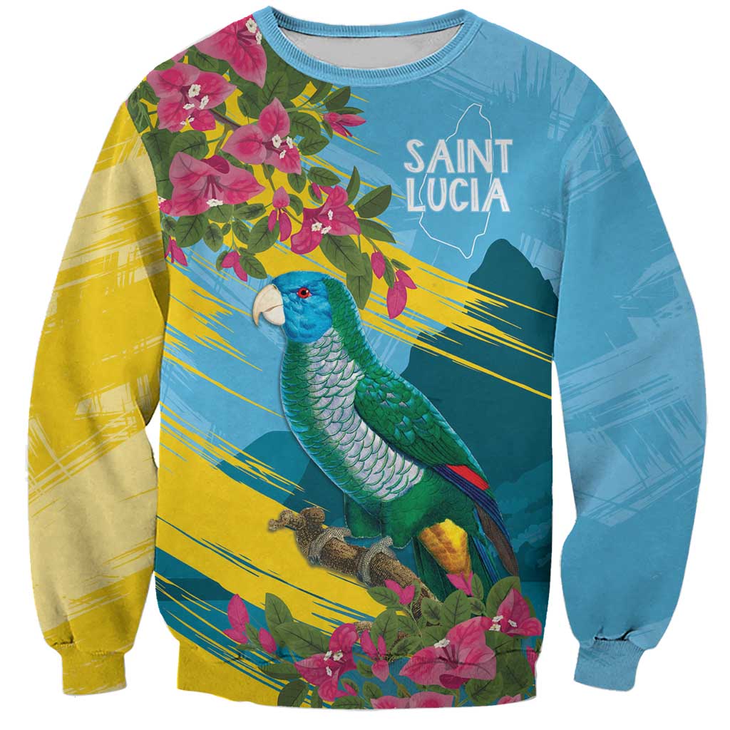 Saint Lucia Sweatshirt Tropical Vibes