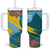 Saint Lucia Tumbler With Handle Tropical Vibes