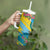 Saint Lucia Tumbler With Handle Tropical Vibes