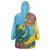 Saint Lucia Wearable Blanket Hoodie Tropical Vibes