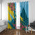 Saint Lucia Window Curtain Tropical Vibes