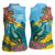 Saint Lucia Women Sleeveless Polo Shirt Tropical Vibes