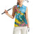 Saint Lucia Women Sleeveless Polo Shirt Tropical Vibes