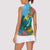 Saint Lucia Women Sleeveless Polo Shirt Tropical Vibes