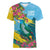 Saint Lucia Women V-Neck T-Shirt Tropical Vibes