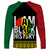 Juneteenth Long Sleeve Shirt Mix African Pattern - I Am Black History - Wonder Print Shop