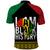 Juneteenth Polo Shirt Mix African Pattern I Am Black History - Wonder Print Shop