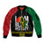 Juneteenth Sleeve Zip Bomber Jacket Mix African Pattern - I Am Black History - Wonder Print Shop