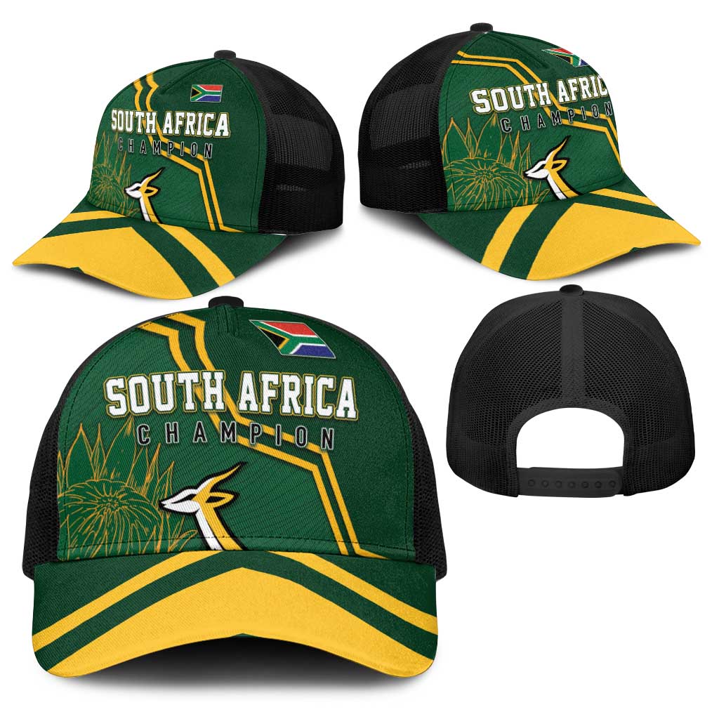 South Africa Rugby Baseball Net Cap Champions GO Bokke
