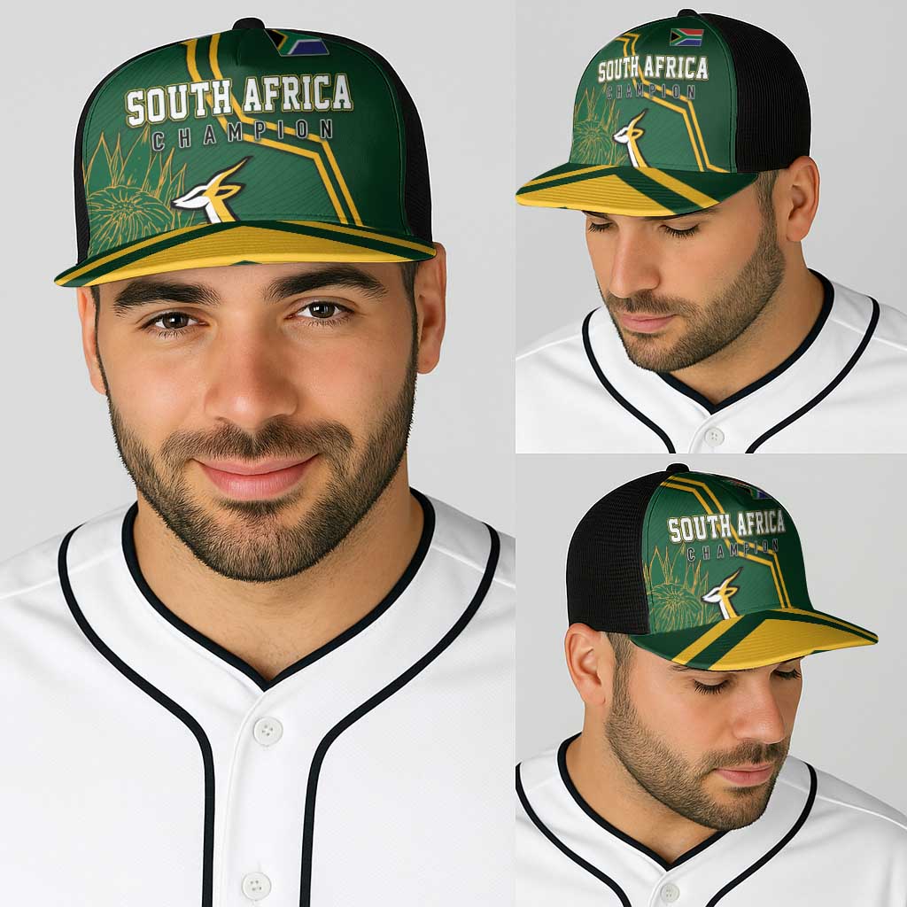South Africa Rugby Baseball Net Cap Champions GO Bokke
