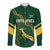 South Africa Rugby 2023 Long Sleeve Button Shirt Champions GO Bokke - Wonder Print Shop