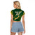 South Africa Rugby 2023 Raglan Cropped T Shirt Champions GO Bokke - Wonder Print Shop