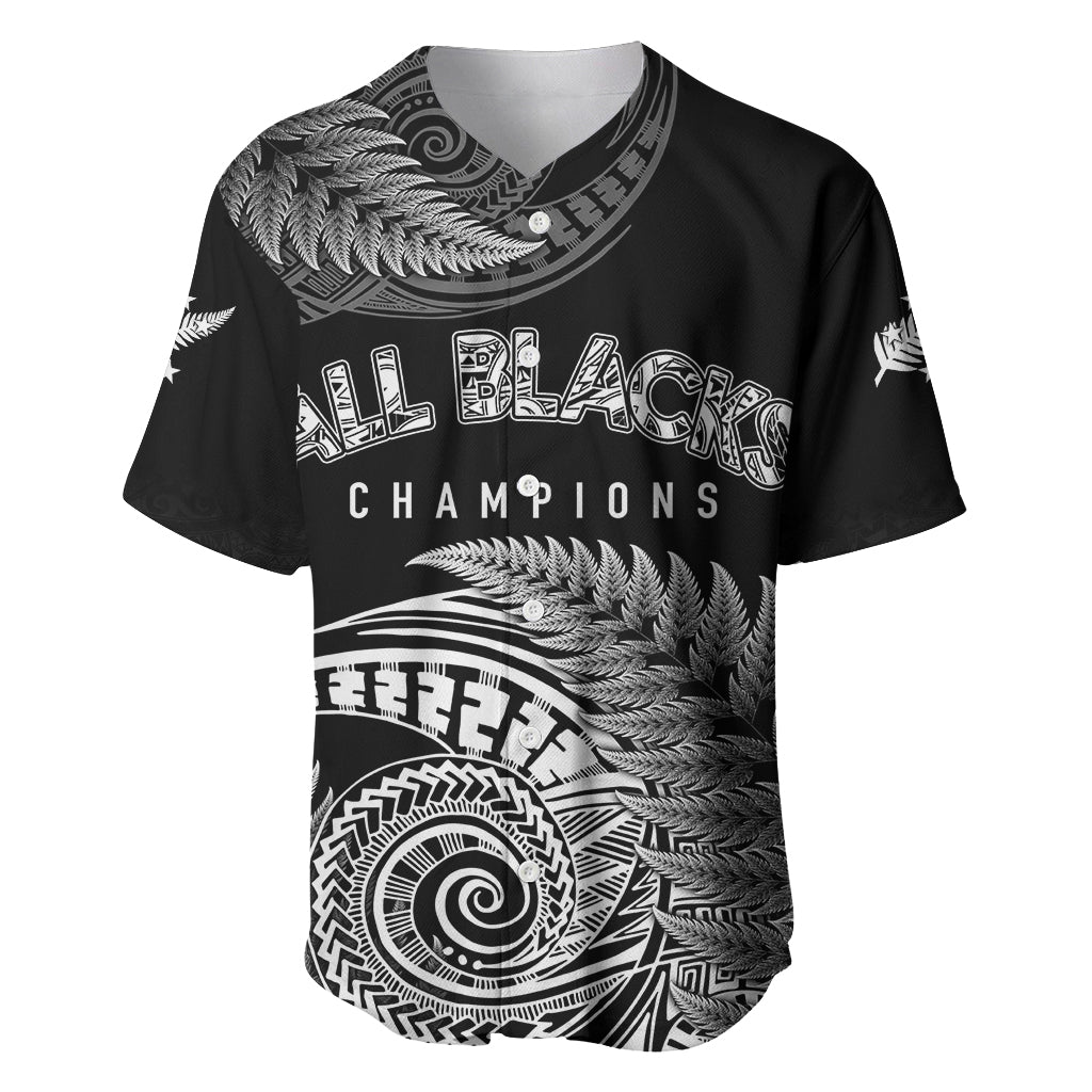 New Zealand Rugby 2023 Baseball Jersey Aotearoa Silver Ferns Champions LT7 - Wonder Print Shop