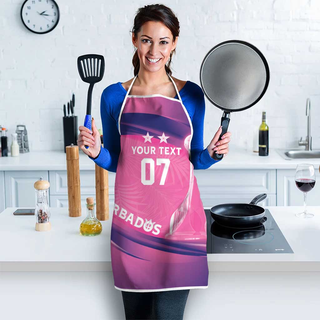 Barbados Cricket Custom Apron Royal Champions - Tropical Vibes - Wonder Print Shop