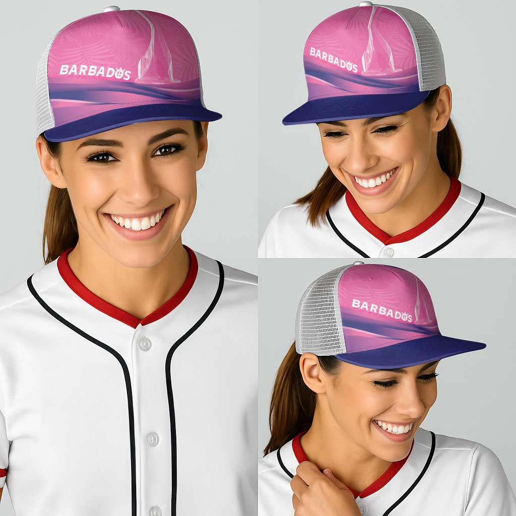 Barbados Cricket Baseball Net Cap Royal Champions - Tropical Vibes - Wonder Print Shop