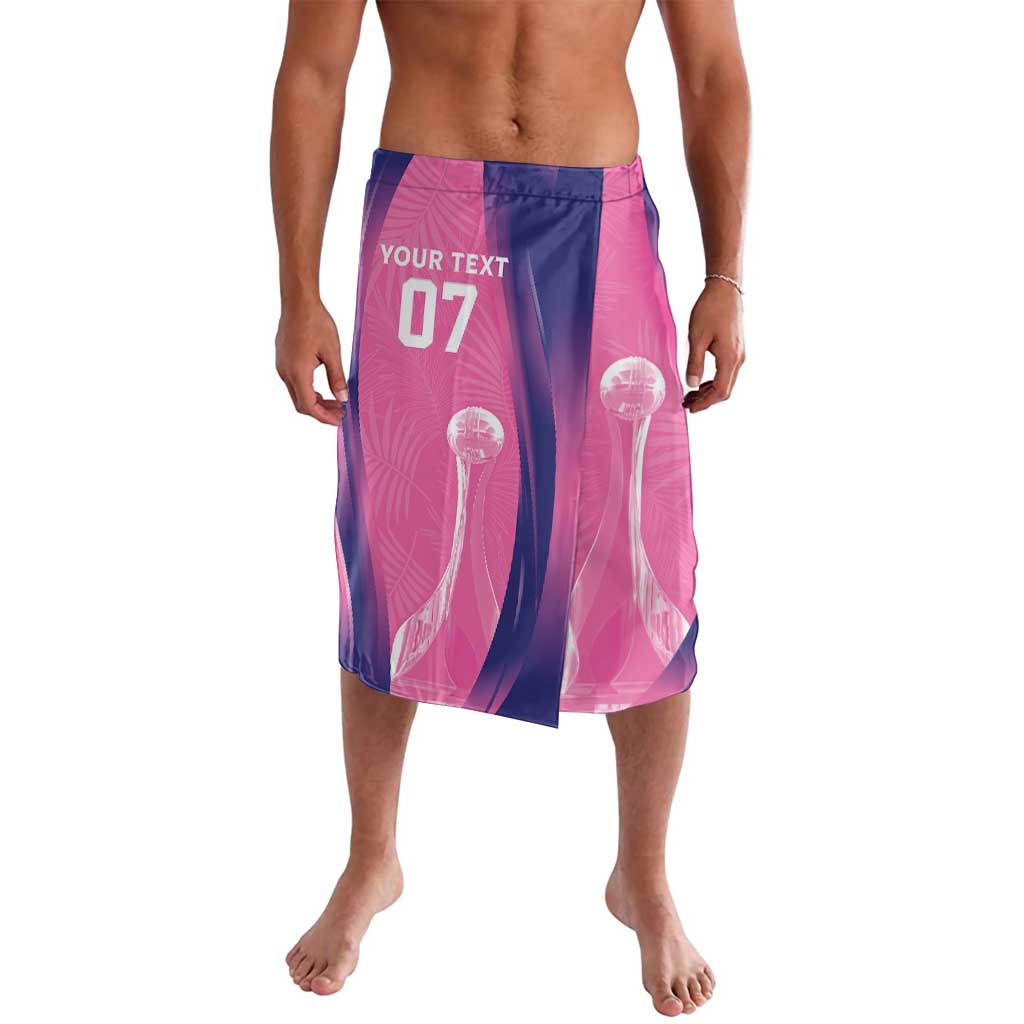 Barbados Cricket Custom Lavalava Royal Champions - Tropical Vibes - Wonder Print Shop