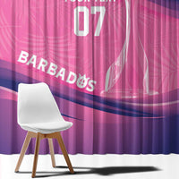 Barbados Cricket Custom Window Curtain Royal Champions - Tropical Vibes - Wonder Print Shop