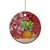 Mele Kalikimaka Hawaii Christmas Ceramic Ornament Pineapple Party LT7 - Wonder Print Shop