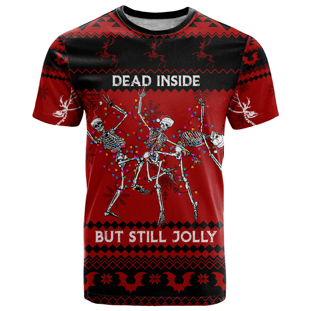 Christmas T Shirt Jolly Skull Merry Creepmas - Wonder Print Shop