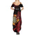 Wales Darts Personalised Summer Maxi Dress Red Dragon Cymru Am Byth