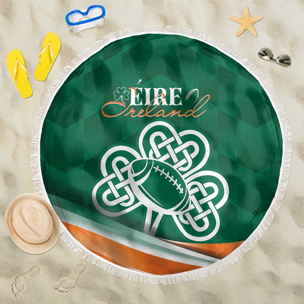 Éire Rugby Celtic Shamrock Beach Blanket Ireland's Call