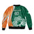 Éire Rugby Celtic Shamrock Bomber Jacket Ireland's Call