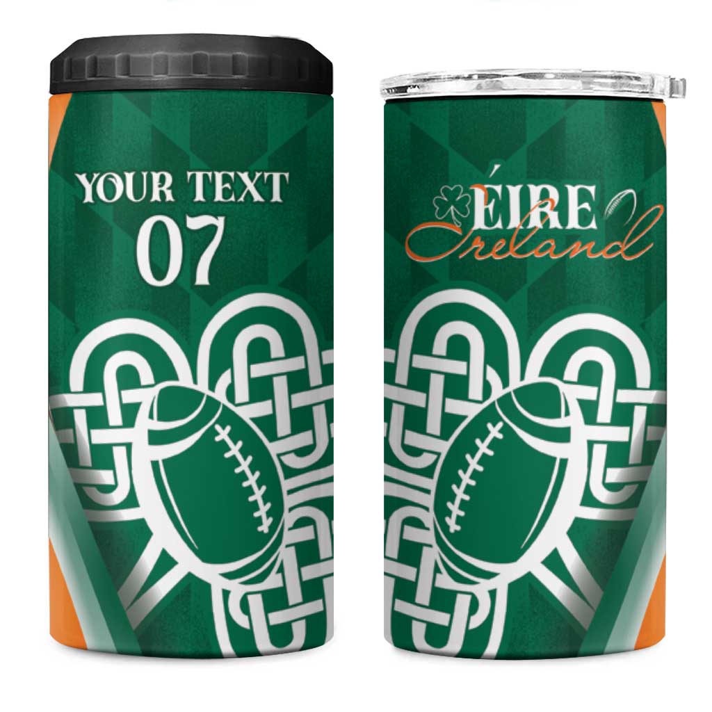 Éire Rugby Celtic Shamrock 4 in 1 Can Cooler Tumbler Ireland's Call