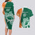 Éire Rugby Celtic Shamrock Couples Matching Long Sleeve Bodycon Dress and Hawaiian Shirt Ireland's Call