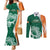 Éire Rugby Celtic Shamrock Couples Matching Mermaid Dress and Long Sleeve Button Shirt Ireland's Call