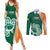 Éire Rugby Celtic Shamrock Couples Matching Summer Maxi Dress and Long Sleeve Button Shirt Ireland's Call