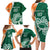 Éire Rugby Celtic Shamrock Family Matching Long Sleeve Bodycon Dress and Hawaiian Shirt Ireland's Call