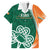 Éire Rugby Celtic Shamrock Family Matching Long Sleeve Bodycon Dress and Hawaiian Shirt Ireland's Call