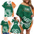 Éire Rugby Celtic Shamrock Family Matching Off Shoulder Short Dress and Hawaiian Shirt Ireland's Call