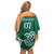 Éire Rugby Celtic Shamrock Family Matching Off Shoulder Short Dress and Hawaiian Shirt Ireland's Call