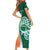 Éire Rugby Celtic Shamrock Family Matching Short Sleeve Bodycon Dress and Hawaiian Shirt Ireland's Call