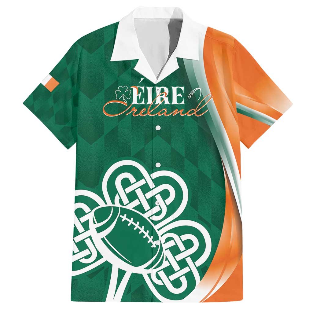 Éire Rugby Celtic Shamrock Hawaiian Shirt Ireland's Call