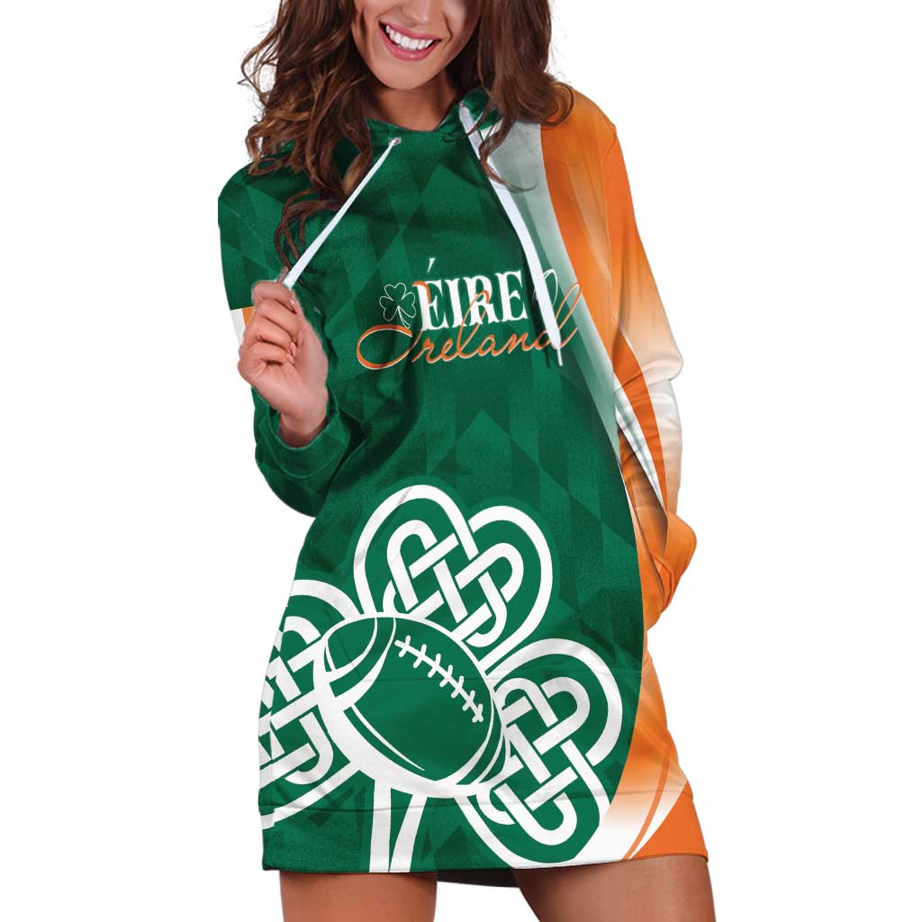 Éire Rugby Celtic Shamrock Hoodie Dress Ireland's Call