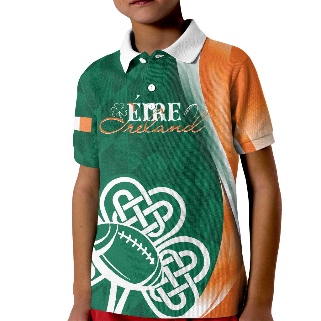 Éire Rugby Celtic Shamrock Kid Polo Shirt Ireland's Call