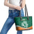 Éire Rugby Celtic Shamrock Leather Tote Bag Ireland's Call