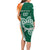 Éire Rugby Celtic Shamrock Long Sleeve Bodycon Dress Ireland's Call