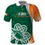 Éire Rugby Celtic Shamrock Polo Shirt Ireland's Call