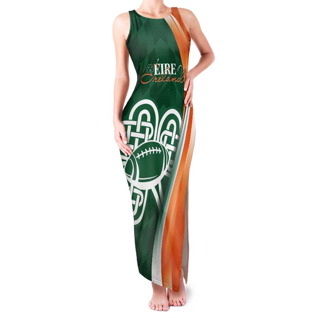 Éire Rugby Celtic Shamrock Tank Maxi Dress Ireland's Call