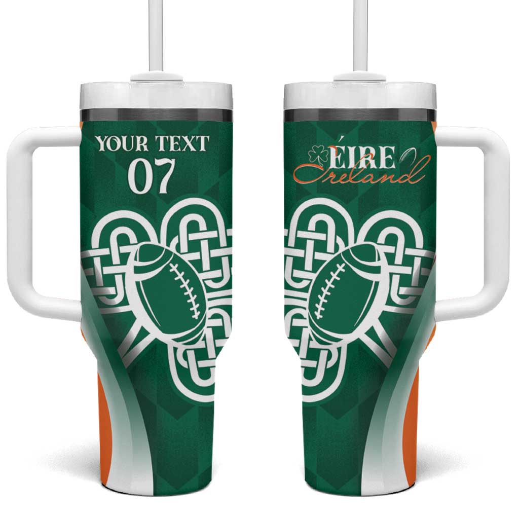 Éire Rugby Celtic Shamrock Tumbler With Handle Ireland's Call