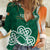 Éire Rugby Celtic Shamrock Women Casual Shirt Ireland's Call