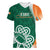 Éire Rugby Celtic Shamrock Women V-Neck T-Shirt Ireland's Call