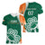 Éire Rugby Celtic Shamrock Women V-Neck T-Shirt Ireland's Call